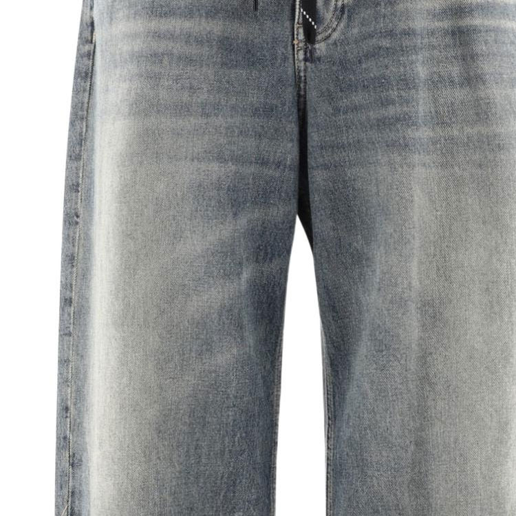 (Women) Balenciaga SS24  Blue Straight-Leg Loose Fit Zipper Pocket Jeans. 786643TJW952204 圖 7