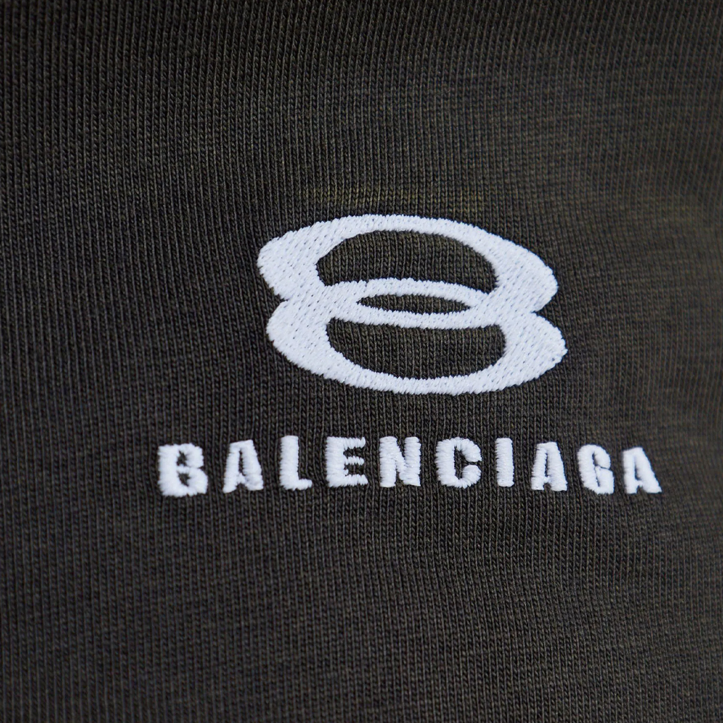 Details for (W) Balenciaga SS24 Pullover Kolar Bulat Biasa Fit - Pelbagai Warna 791711TPVG9