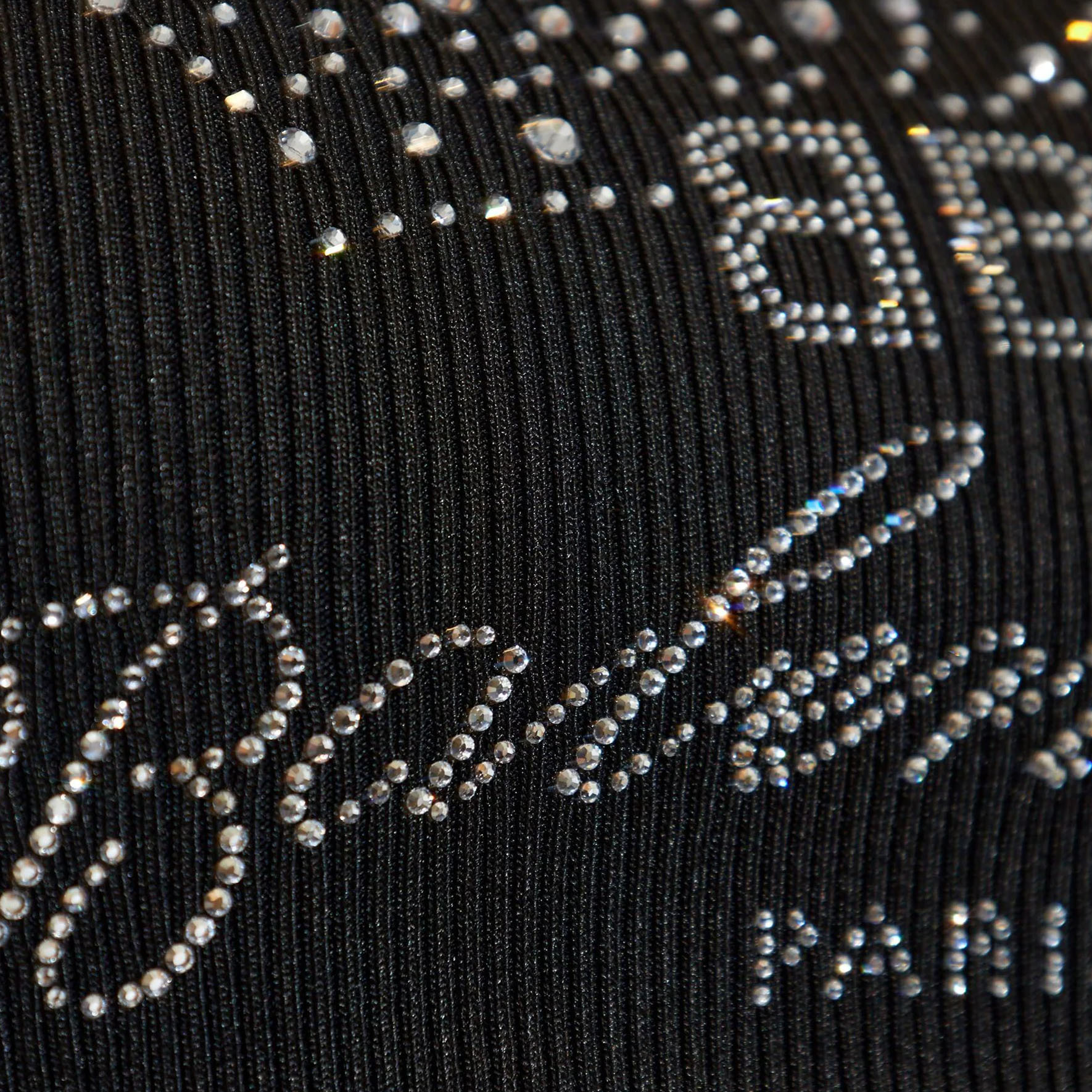 Shop (W) 巴黎世家 SS24 水钻装饰常规版型背心 黑色 794133T16941070