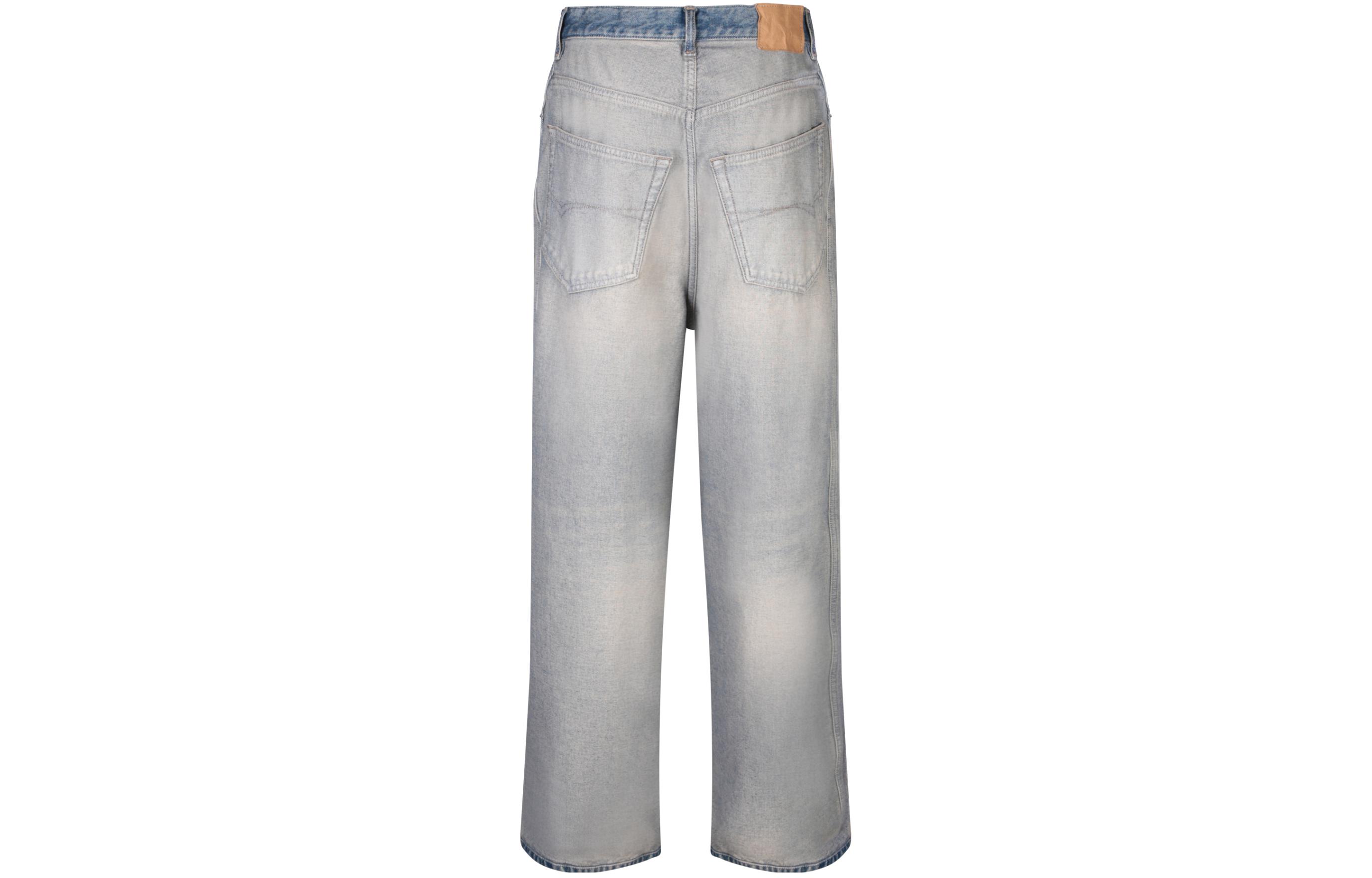 Lookbook (W) 巴黎世家 SS24 浅蓝色直筒牛仔裤 女士常规版型洗旧款式 773771TDW154209