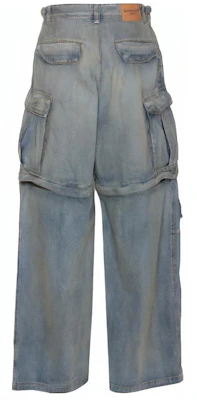 (W) Balenciaga SS24 Jeans Anchos Tiro Medio Mujer Denim Azul Lavado. 773759TPW534868 Lookbook (W) Balenciaga SS24 Jeans Anchos Tiro Medio Mujer Denim Azul Lavado. 773759TPW534868