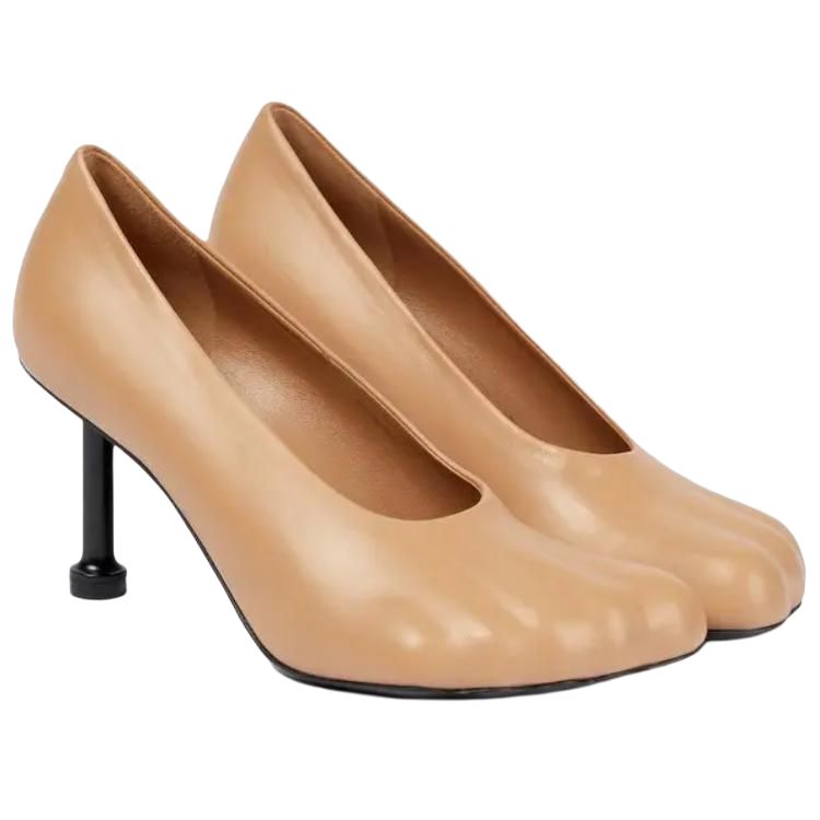 Shop (W) Balenciaga Tacones de Aguja Altos 'Beige' 678882WBCW09762