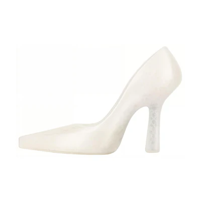 (W) Balenciaga Stiletto White 'Sleek Elegance'