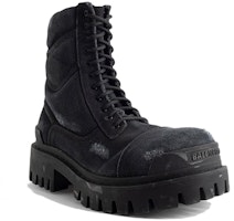 (W) Botas Balenciaga Combat Strike 20mm 'Algodón Negro Lavado' 694060W2H111000 Lookbook (W) Botas Balenciaga Combat Strike 20mm 'Algodón Negro Lavado' 694060W2H111000
