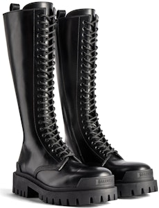 (W) 巴黎世家Strike 20mm靴子‘黑色磨砂牛皮’ 763557WA9601000 Lookbook (W) 巴黎世家Strike 20mm靴子‘黑色磨砂牛皮’ 763557WA9601000