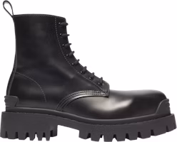 (Women) Balenciaga Strike Lace-Up Boot 'Black' 590974-WA960-1000 (Women) Balenciaga Strike Lace-Up Boot 'Black' 590974-WA960-1000