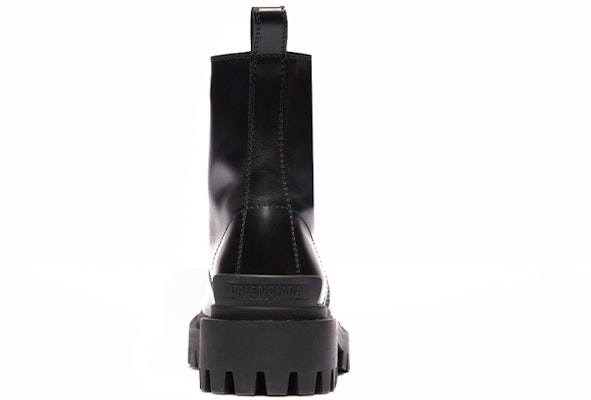 (W) バレンシアガ ストライク レースアップ ブーツ (黒) 590974-WA960-1000 Shop (W) バレンシアガ ストライク レースアップ ブーツ (黒) 590974-WA960-1000
