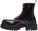 Buy (W) Balenciaga Strike Schnürstiefel ''Schwarz Pink'' 590974-WA964-1085