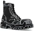 Order (W) Balenciaga Strike Schnürstiefel ''Marker Pen Print - Schwarz'' 590974-WBEF2-1090