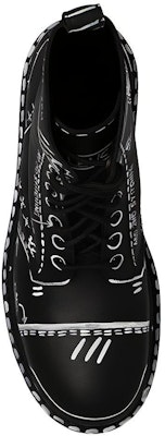 (W) Balenciaga Strike Lace-Up Boot 'Marker Pen Print - Hitam' 590974-WBEF2-1090 Shop (W) Balenciaga Strike Lace-Up Boot 'Marker Pen Print - Hitam' 590974-WBEF2-1090