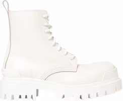 (Women) Balenciaga Strike Lace-Up Boot 'White' 590974-WA967-9011 (Women) Balenciaga Strike Lace-Up Boot 'White' 590974-WA967-9011