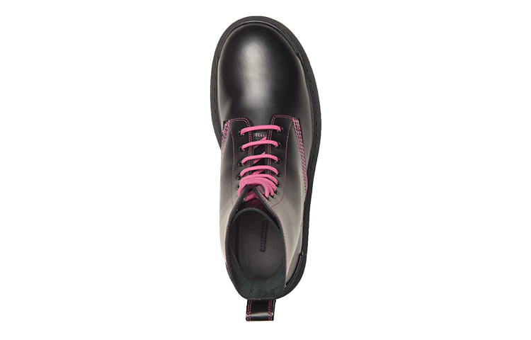 Shop (W) Botas Balenciaga Strike Cordones Martin Negro/Rosa 590974WA9641056