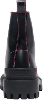 (W) Botas Balenciaga Strike Cordones Martin Negro/Rosa 590974WA9641056 Purchase (W) Botas Balenciaga Strike Cordones Martin Negro/Rosa 590974WA9641056