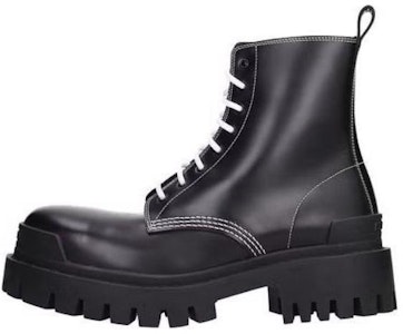 (W) 巴黎世家黑色系带Strike靴 590974WA9641070 Buy (W) 巴黎世家黑色系带Strike靴 590974WA9641070