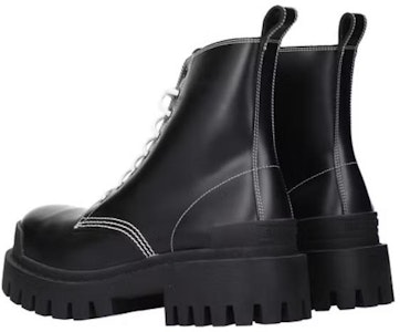 (W) 巴黎世家黑色系带Strike靴 590974WA9641070 Lookbook (W) 巴黎世家黑色系带Strike靴 590974WA9641070