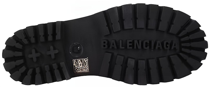 (W) 巴黎世家黑色系带Strike靴 590974WA9641070 Purchase (W) 巴黎世家黑色系带Strike靴 590974WA9641070