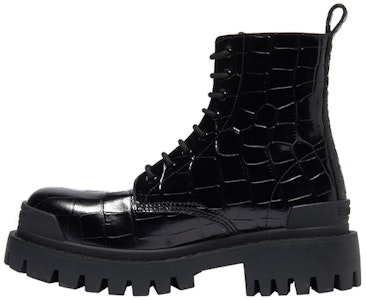 (W) Balenciaga Strike Sepatu Bot Martin Hitam 600970WA9D01000 Buy (W) Balenciaga Strike Sepatu Bot Martin Hitam 600970WA9D01000