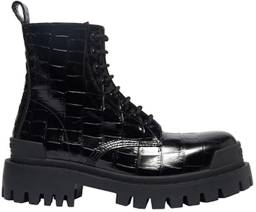 (W) Balenciaga Strike Sepatu Bot Martin Hitam 600970WA9D01000 Order (W) Balenciaga Strike Sepatu Bot Martin Hitam 600970WA9D01000