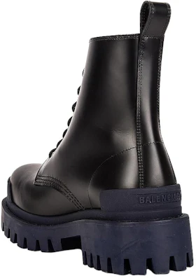 (W) Balenciaga Strike Stiefel Schwarz/Blau Martin Boots 590974WA9671040 Shop (W) Balenciaga Strike Stiefel Schwarz/Blau Martin Boots 590974WA9671040