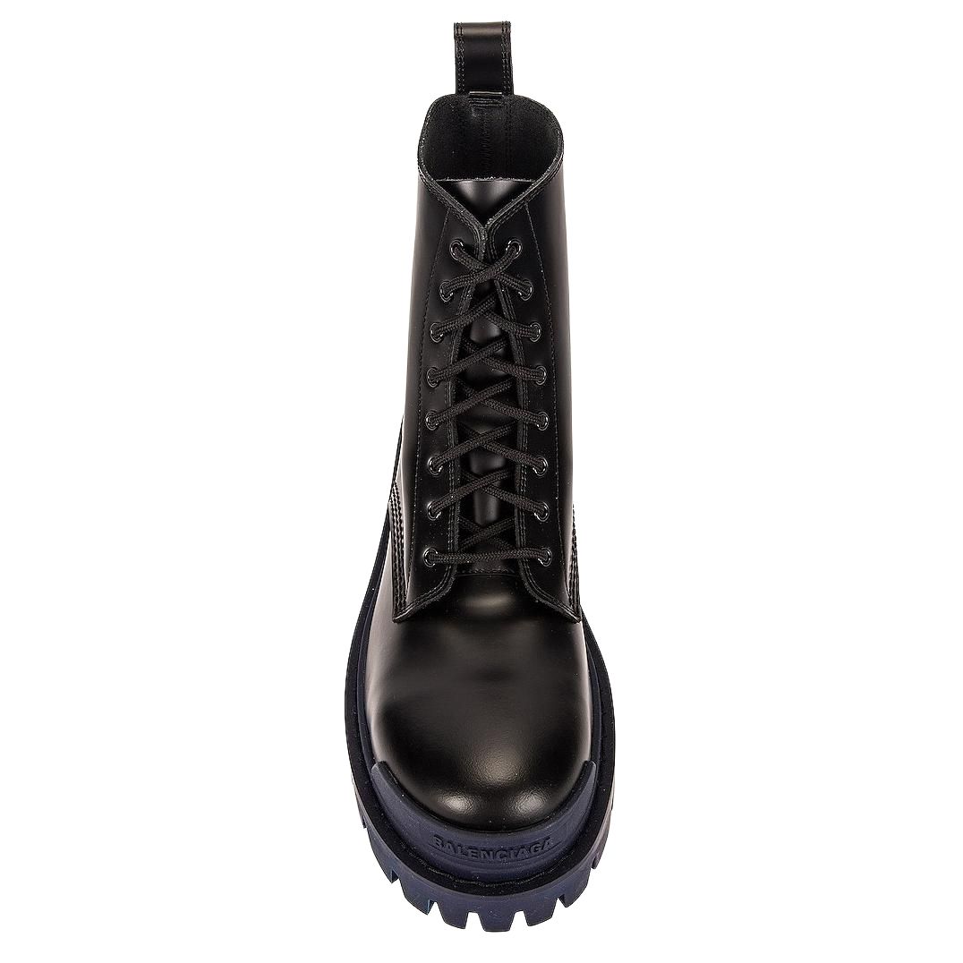 Purchase (W) Balenciaga Strike Stiefel Schwarz/Blau Martin Boots 590974WA9671040