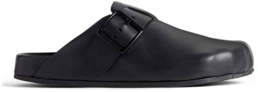 (W) Balenciaga Clog Kulit Hitam 'Sunday' 761284WCEA11000 Order (W) Balenciaga Clog Kulit Hitam 'Sunday' 761284WCEA11000