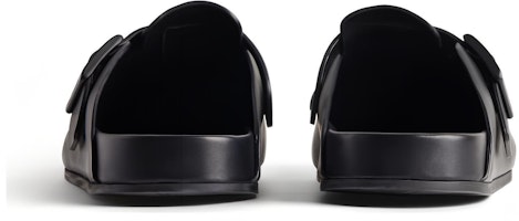 (W) 巴黎世家星期天黑色皮革木屐 761284WCEA11000 Purchase (W) 巴黎世家星期天黑色皮革木屐 761284WCEA11000