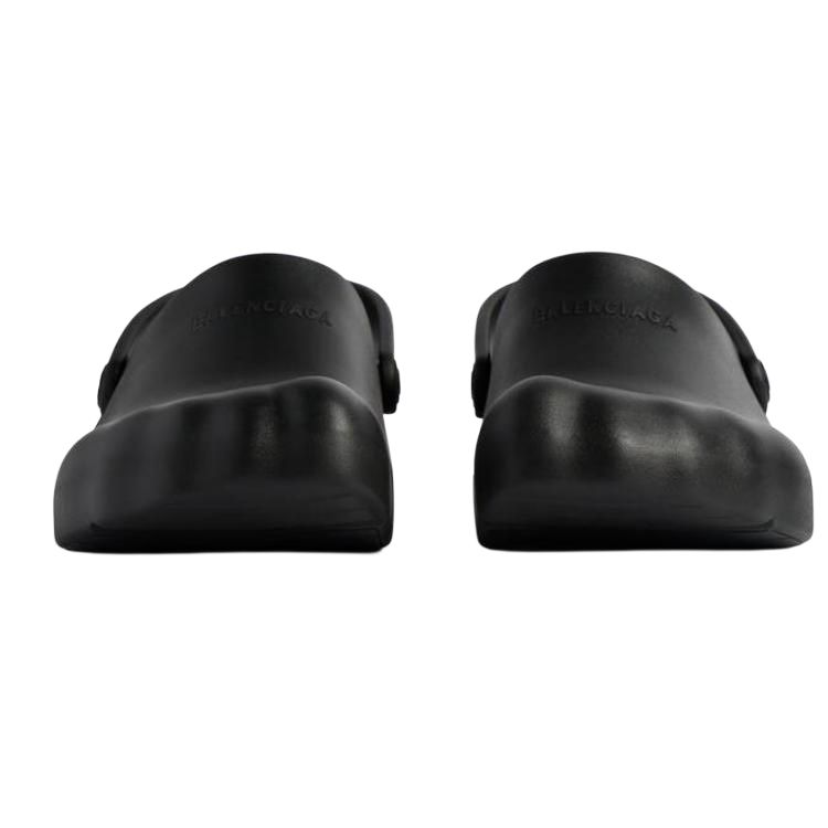 Shop (W) Balenciaga Sunday Molded Mule Hitam 789637W3SU11000