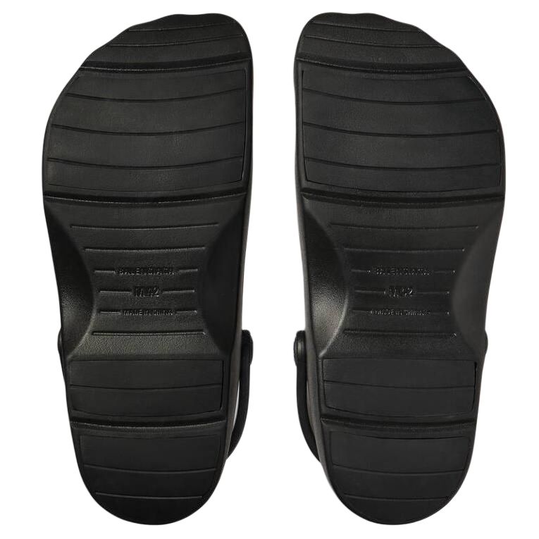 Sizing (W) Balenciaga Sunday Molded Mule Hitam 789637W3SU11000