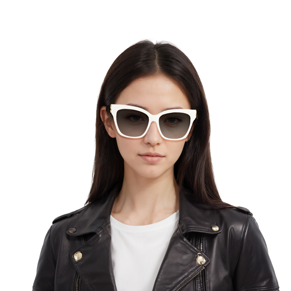 (Women) Balenciaga Sunglasses Blue Lens White Frame Round Shape BB0102SA-004 57 圖 6