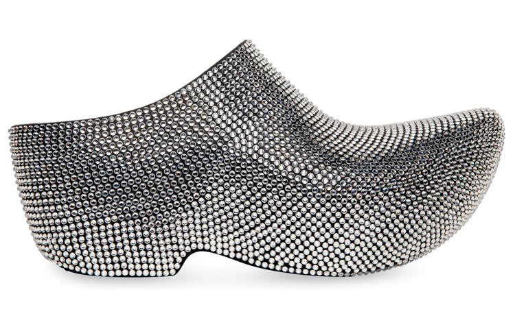 Order (W) Balenciaga Technoclog ''Rhinestone Muller Zwart en Wit'' 739860W0FOL8000