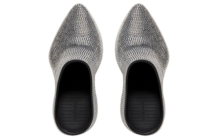 Shop (W) Balenciaga Technoclog ''Rhinestone Muller Zwart en Wit'' 739860W0FOL8000