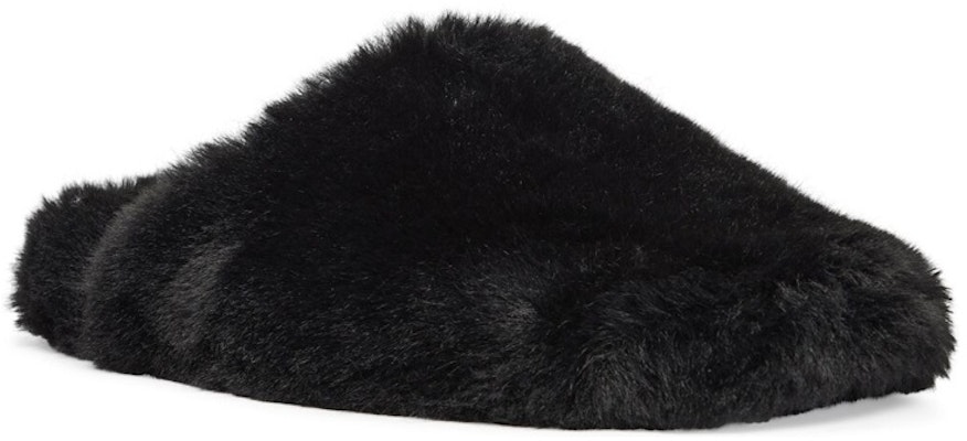 (W) Balenciaga Teddy Mule Slides 'Bulu Hitam' 713785W2LV01000 Lookbook (W) Balenciaga Teddy Mule Slides 'Bulu Hitam' 713785W2LV01000