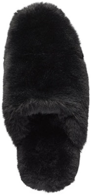 (W) Balenciaga Teddy Mule Slides 'Bulu Hitam' 713785W2LV01000 Shop (W) Balenciaga Teddy Mule Slides 'Bulu Hitam' 713785W2LV01000