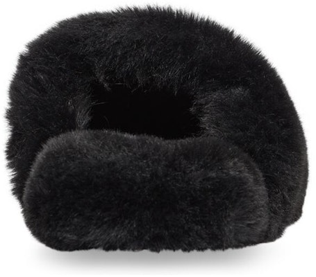 (W) Balenciaga Teddy Mule Slides 'Bulu Hitam' 713785W2LV01000 Details for (W) Balenciaga Teddy Mule Slides 'Bulu Hitam' 713785W2LV01000