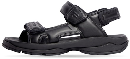 (Women) Balenciaga Tourist Sandals 'Black' 738612W2CDA1000 (Women) Balenciaga Tourist Sandals 'Black' 738612W2CDA1000