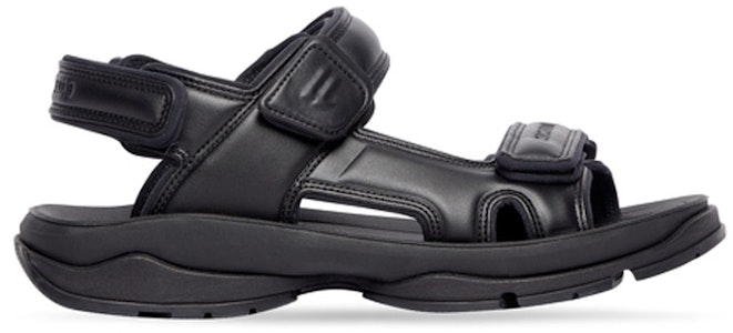 巴黎世家 Tourist 魔術貼平底 時尚涼拖 女款 黑色 Order 巴黎世家 Tourist 魔術貼平底 時尚涼拖 女款 黑色