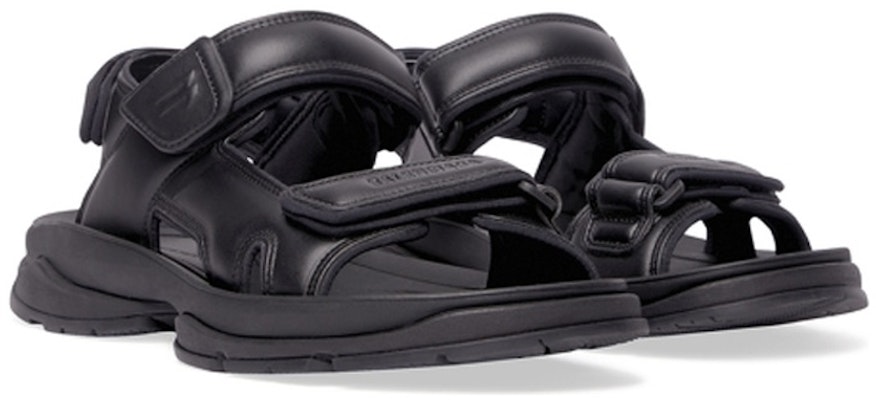 (Women) Balenciaga Tourist Sandals 'Black' 738612W2CDA1000 Lookbook (Women) Balenciaga Tourist Sandals 'Black' 738612W2CDA1000