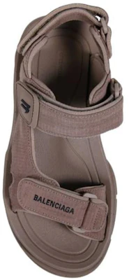 (W) Sandales en Tissu Velcro Balenciaga Tourist ''Marron'' 706277W2CCA2000 Purchase (W) Sandales en Tissu Velcro Balenciaga Tourist ''Marron'' 706277W2CCA2000