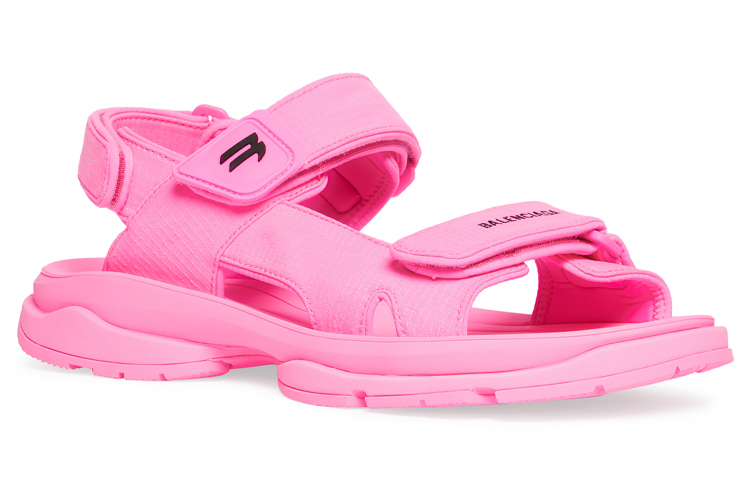 Shop (W) Sandal Balenciaga Tourist 'Fluo Pink' 706277-W2CCB-5800