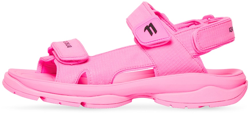 (Women) Balenciaga Tourist Sandal 'Fluo Pink' 706277-W2CCB-5800 Buy (Women) Balenciaga Tourist Sandal 'Fluo Pink' 706277-W2CCB-5800
