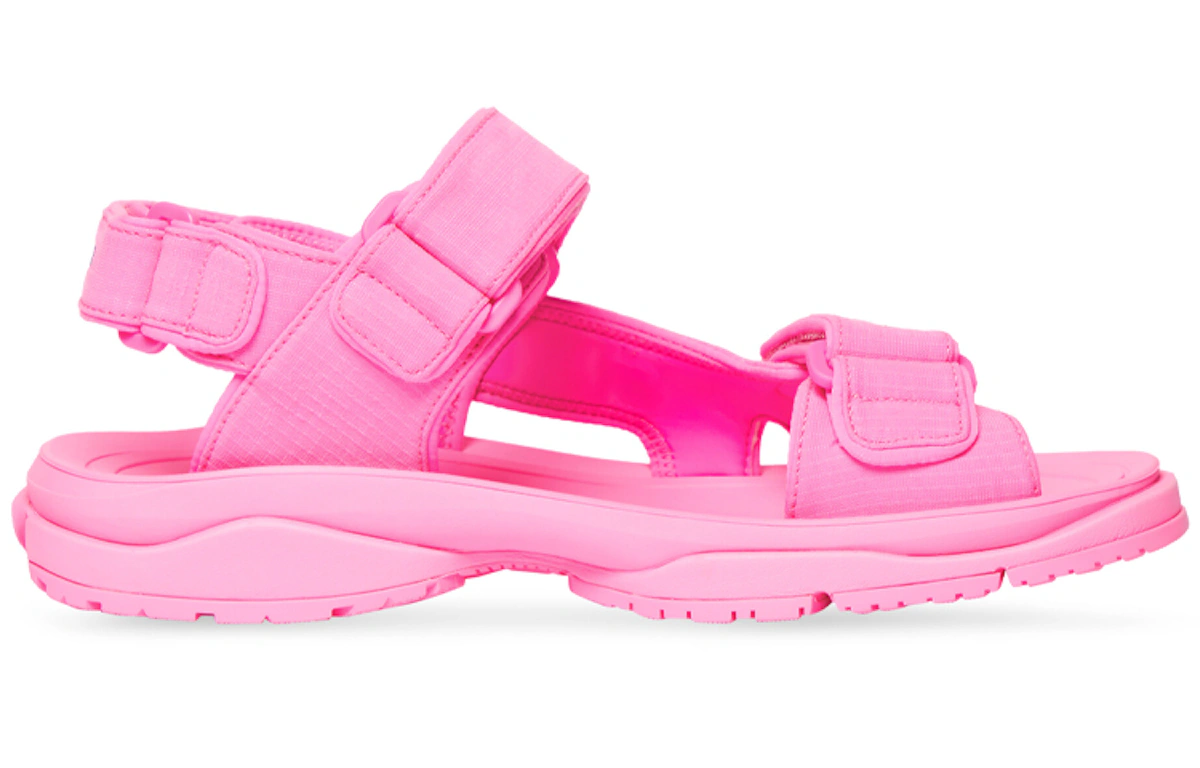 (Women) Balenciaga Tourist Sandal 'Fluo Pink'