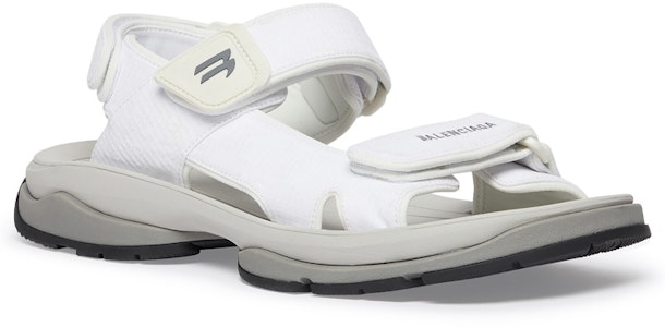 巴黎世家 觀光時尚魔術貼涼鞋 女款 白色 Lookbook 巴黎世家 觀光時尚魔術貼涼鞋 女款 白色