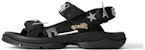 (Women) Balenciaga Tourist Sandal With Pins Black 706277W2CCP1000