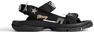 Order (Women) Balenciaga Tourist Sandal With Pins Black 706277W2CCP1000