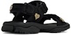 (Women) Balenciaga Tourist Sandal With Pins Black 706277W2CCP1000