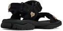 Lookbook (Women) Balenciaga Tourist Sandal With Pins Black 706277W2CCP1000