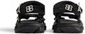(Women) Balenciaga Tourist Sandal With Pins Black 706277W2CCP1000