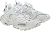 Lookbook (W) Balenciaga Track 1.0 Sneakers Biru Mesh dan Nylon Grafiti 'Putih' 542436W3SRA9014