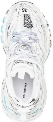 (W) Balenciaga Track 1.0 Zapatillas Azul Malla y Nylon Graffiti 'Blanco' 542436W3SRA9014 Purchase (W) Balenciaga Track 1.0 Zapatillas Azul Malla y Nylon Graffiti 'Blanco' 542436W3SRA9014