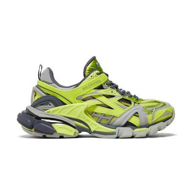 (W) Balenciaga Track.2 Sneaker 'Grey Neon Yellow'